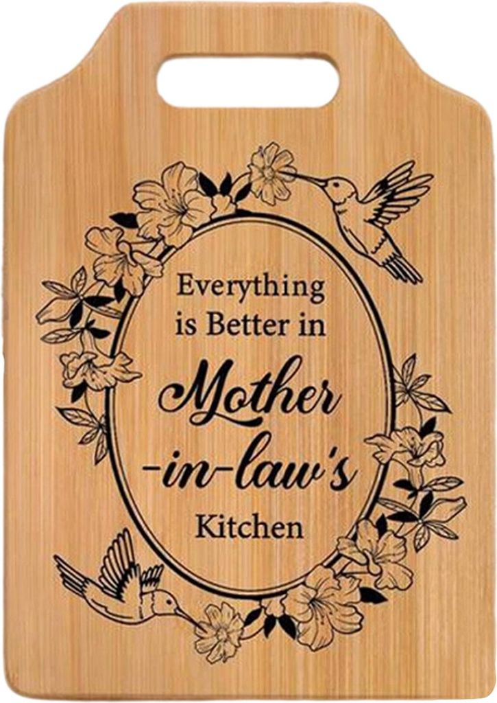 Geschenke für Mama zum Muttertag, Bambus-Schneidebrett für die Küche, Geburtstagsgeschenke von Tochter und Sohn für Mama zum Geburtstag, Valent...