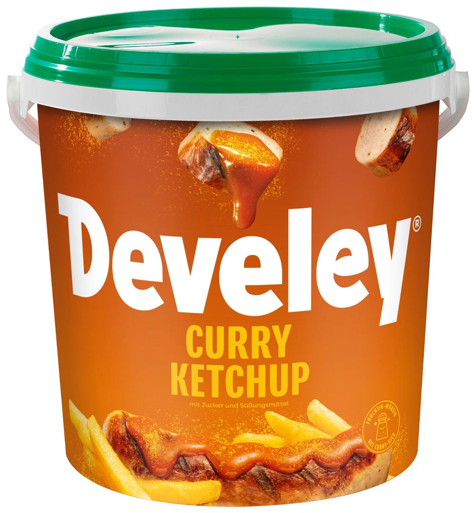 Develey Curry Ketchup wuerzig ideal fuer Grossverbraucher 10000g