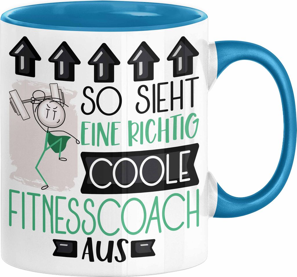 Fitnesscoach Geschenk Tasse Lustig Geschenkidee für Produktbild 