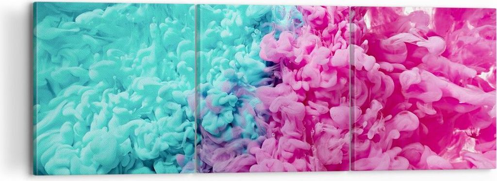 Bild auf Leinwand - Leinwandbild - Abstraktion modern - 120x40cm - Wand Bild - Wanddeko - Leinwanddruck - Bilder - Kunstdruck - Wanddekoration - Le...