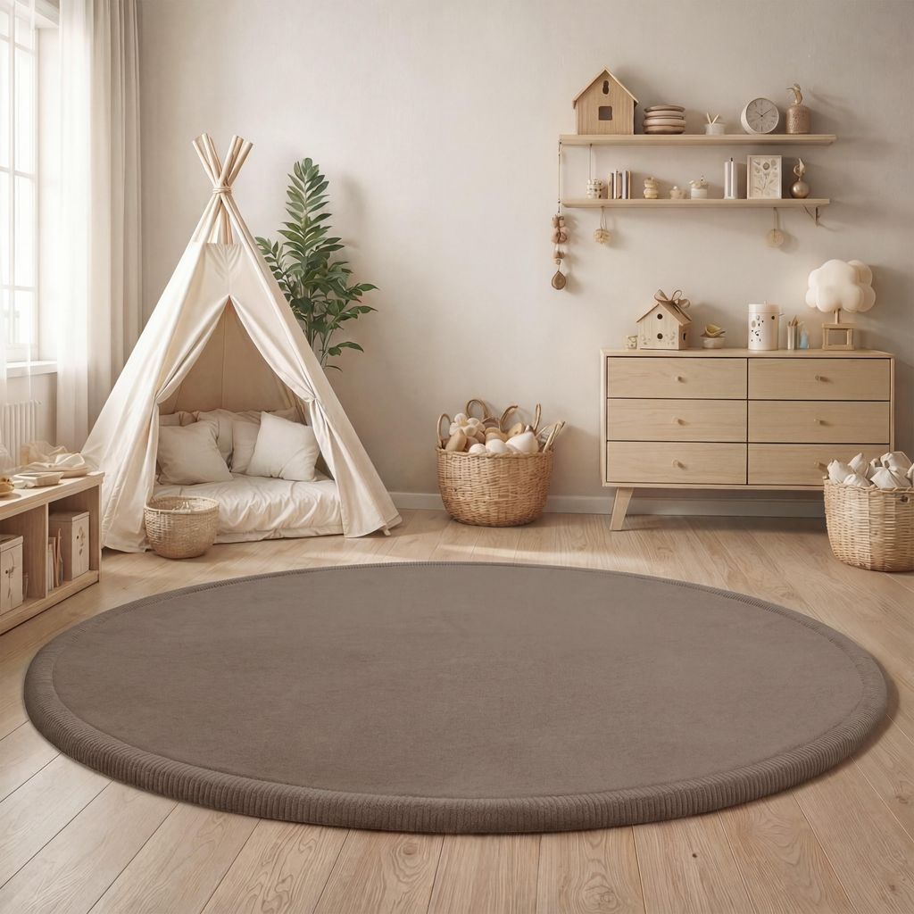 Kinderteppich Kinderzimmer Teppich Baby Spielteppich Produktbild 