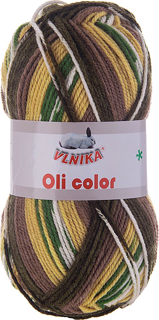 100g Strickgarn Oli mehrfarbig Selbstmusternd Strick-Wolle Klassikgarn Farbwahl