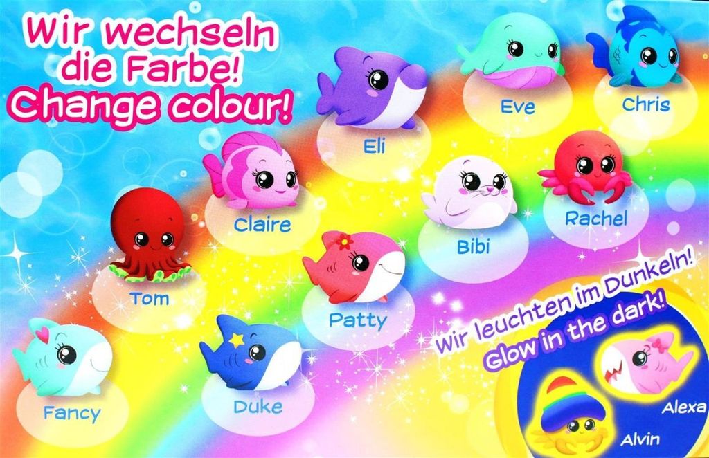 Magiki DeAgostini Sea Friends alle 12 Verschiedene Figuren ohne Rare Sherry