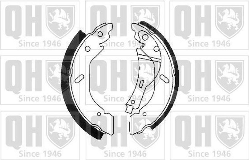 QUINTON HAZELL Bremsbackensatz Trommelbremse Hinten für FORD TRANSIT Bus (FD, FB, FS, FZ, FC) 280mm BS1092