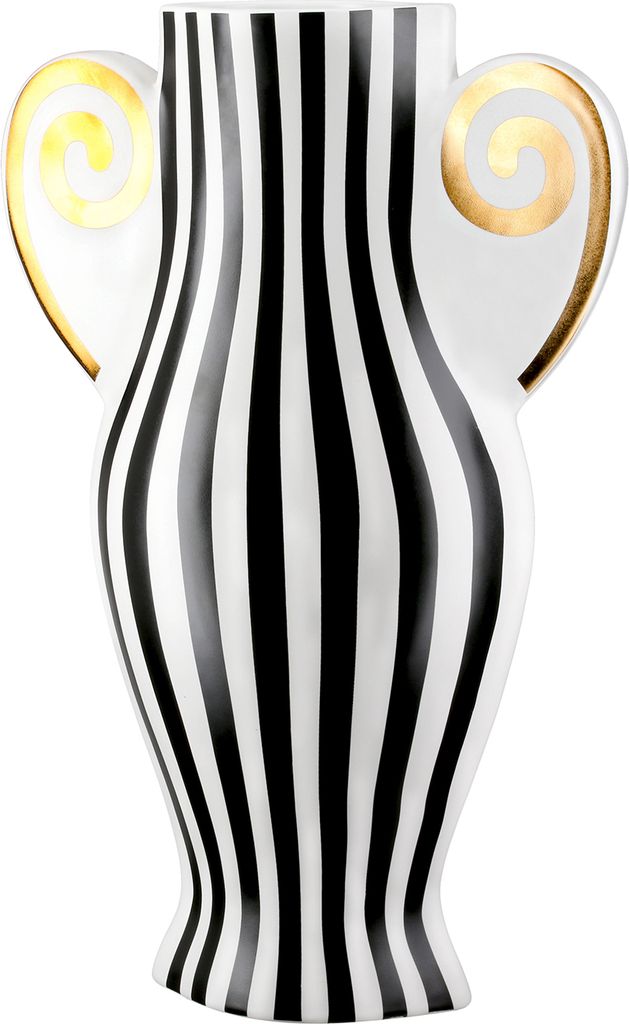 GILDE Vase Anphora weiß H. 36 cm, 59063