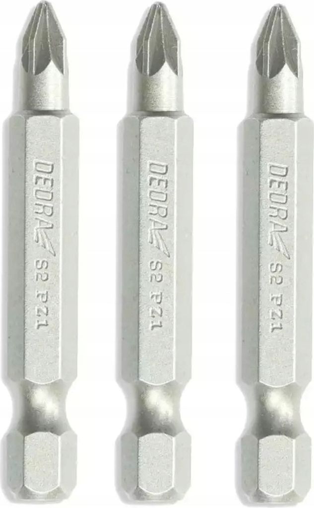 3er-Set Schraubendreherbits, PZ-Spitzen, 2x50 mm