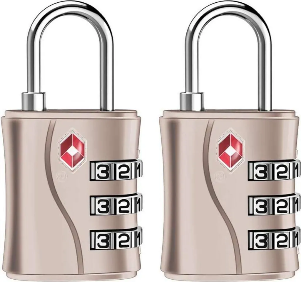 Cadenas TSA à Combinaison pour Bagages et Sacs à Dos Lot de 2 Pièces