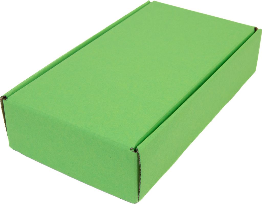 10 x Faltschachtel - rechteckig - kleine Geschenkbox, Apfel Grün