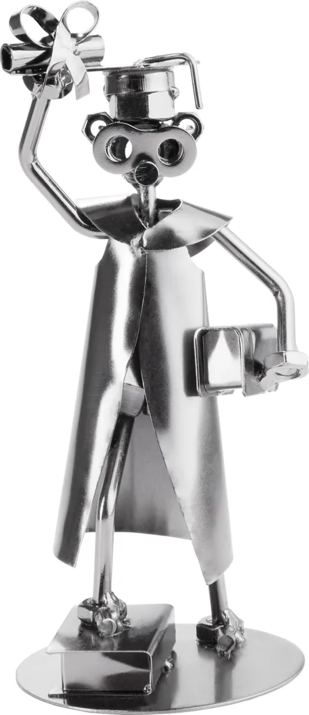 Idée Cadeau Étudiant Originale : Figurine Métal Diplôme Homme à vis