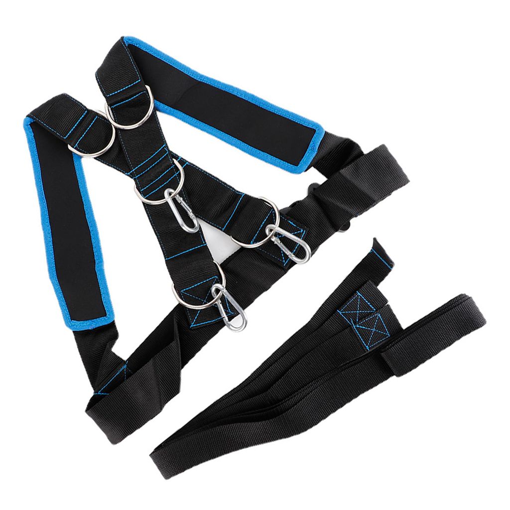Speed Running Harness, Resistance Harness Band, Sled Shoulder Harness, Weight Bearing Accessory, Strength Training Harness