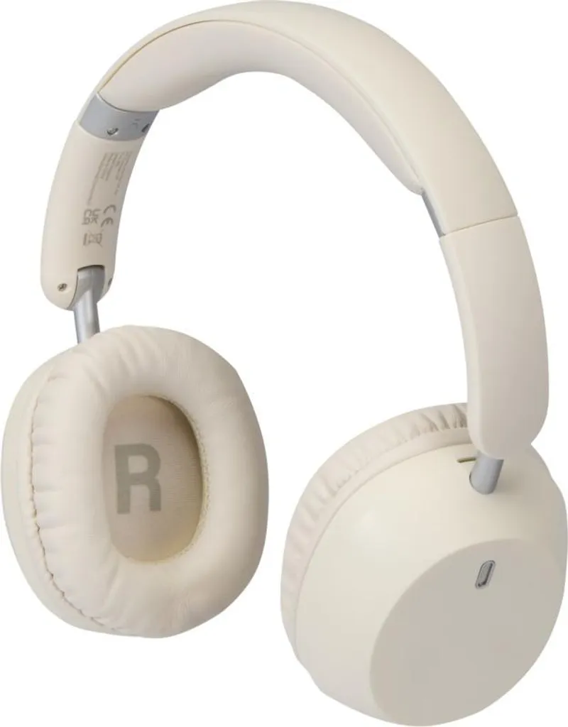 Casque audio pour voyageur pliable Floso Hoggar en plastique recyclé