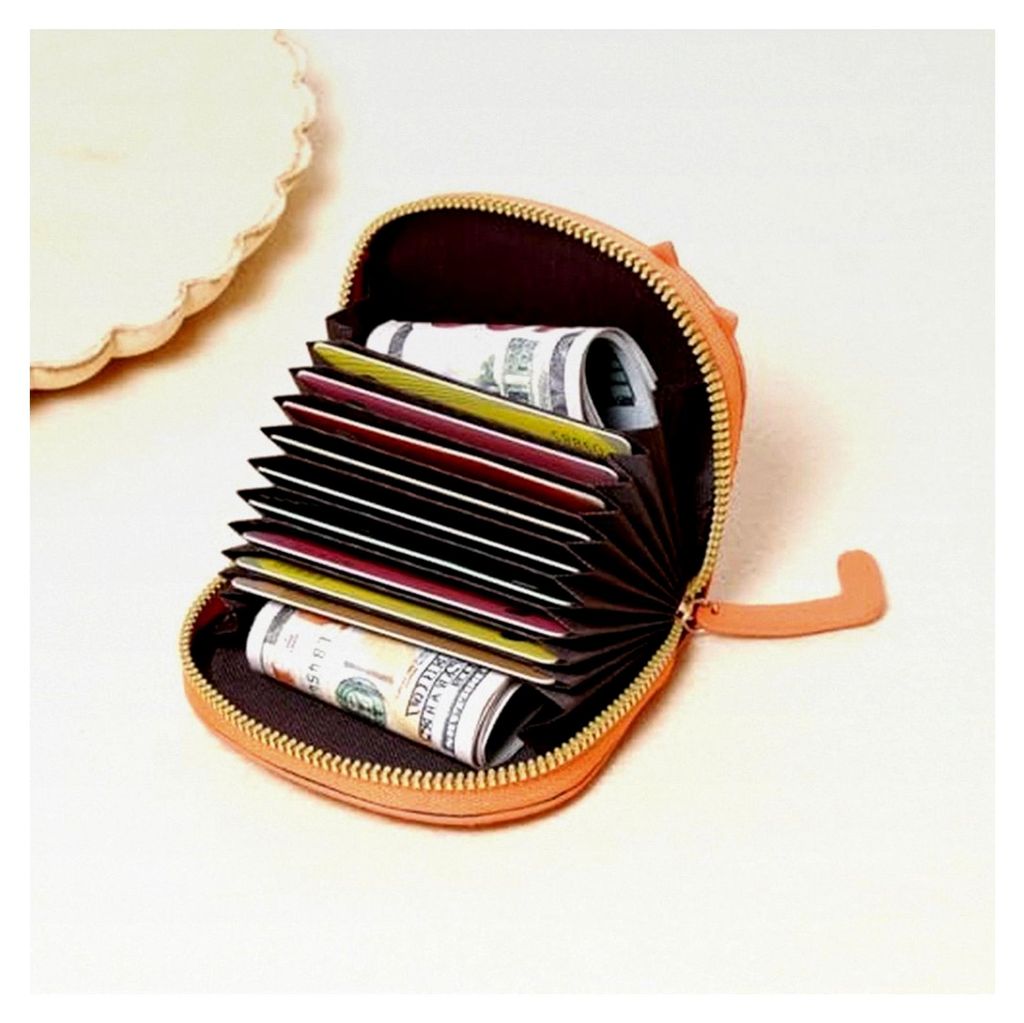 Damenportemonnaie, kleiner Geldbeutel, praktisches Design, grün, lässig