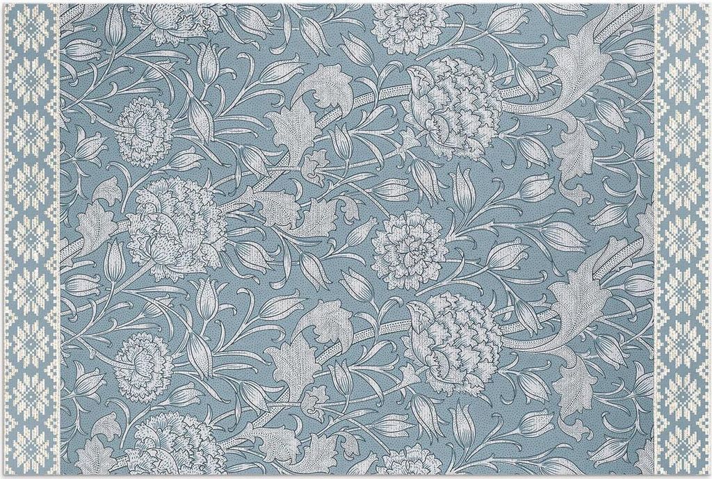 Tulpe von William Morris – Vinylteppich – 80x120 cm – Outdoor Teppich – Terrasse – Wetterfest – Modern