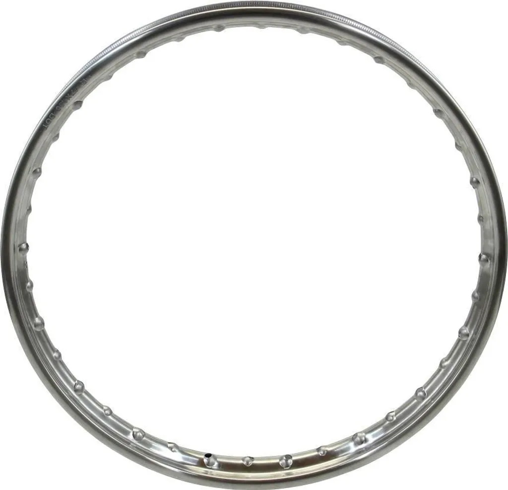 Jante inox 1,50x17 pouces 36 trous : stop à la rouille sur votre cyclo