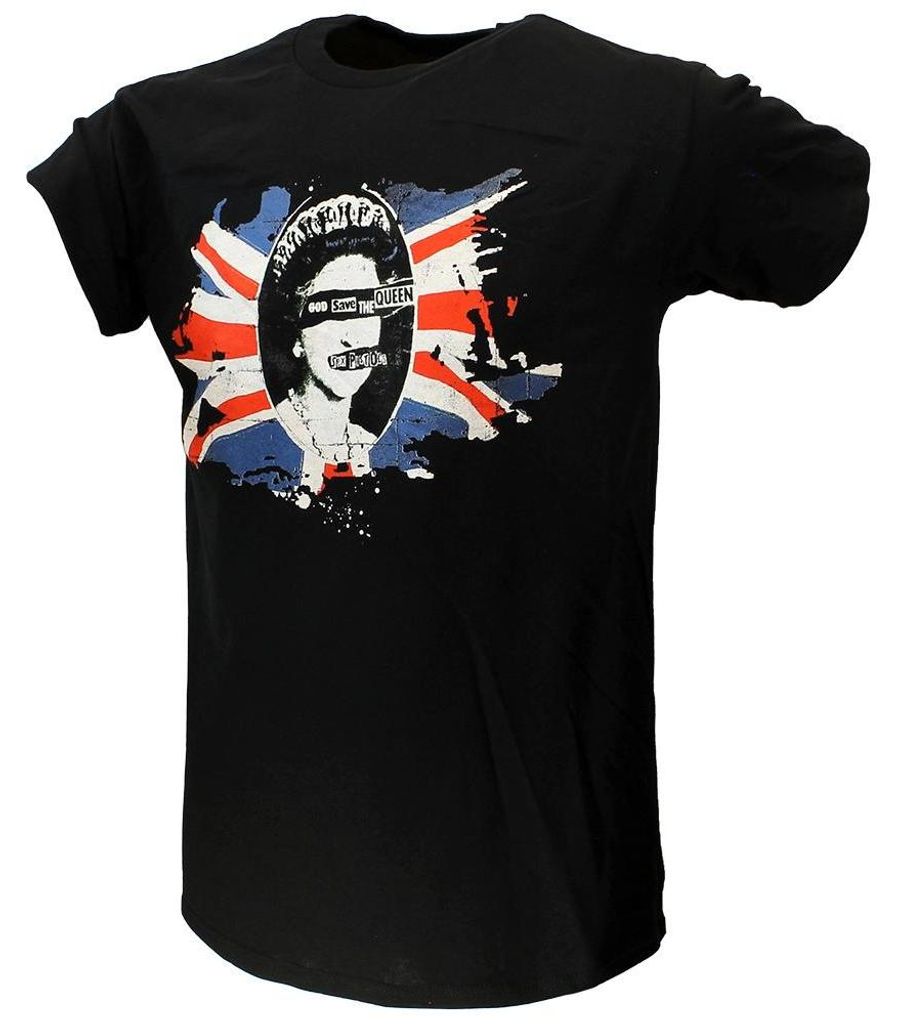 Das Pistols God Save The Queen T-Shirt – Offizielles Merchandise - S