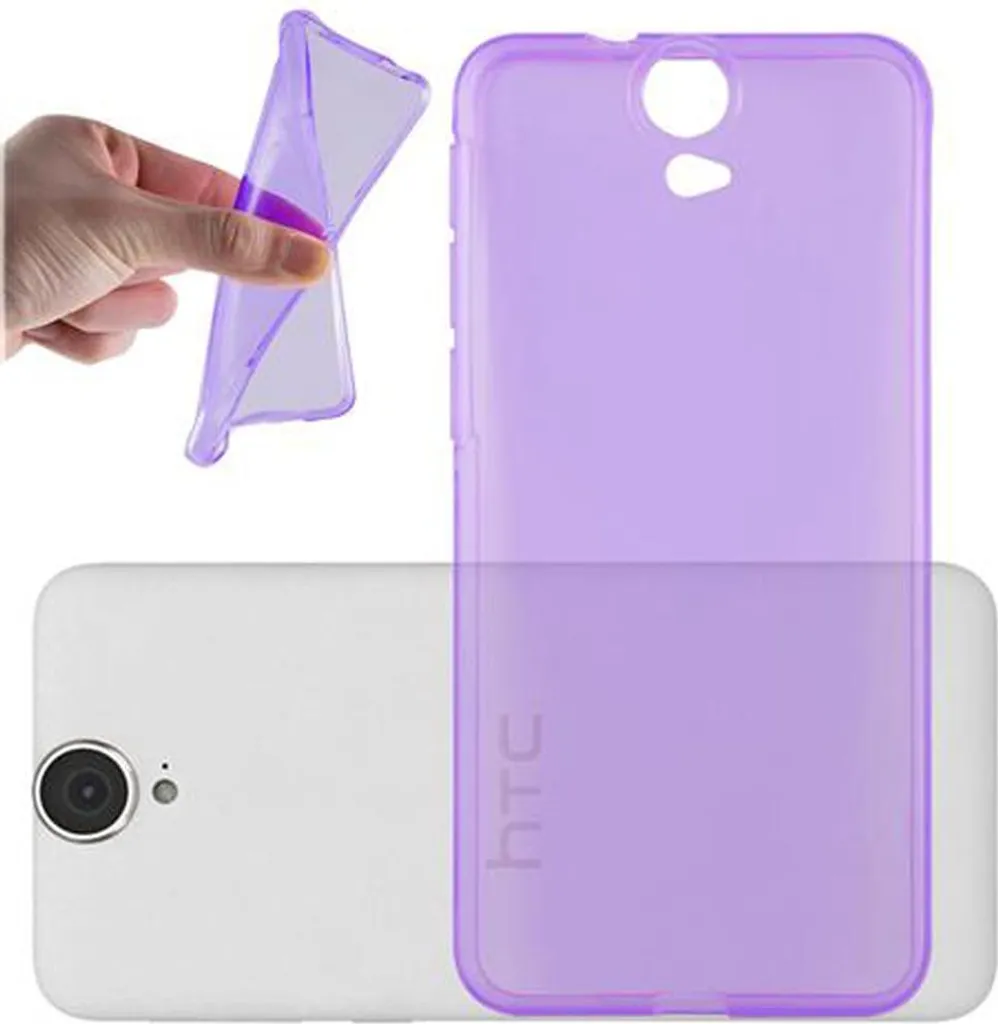 Cover HTC One E9 Cadorabo TPU Viola: Protezione Slim e Antiscivolo