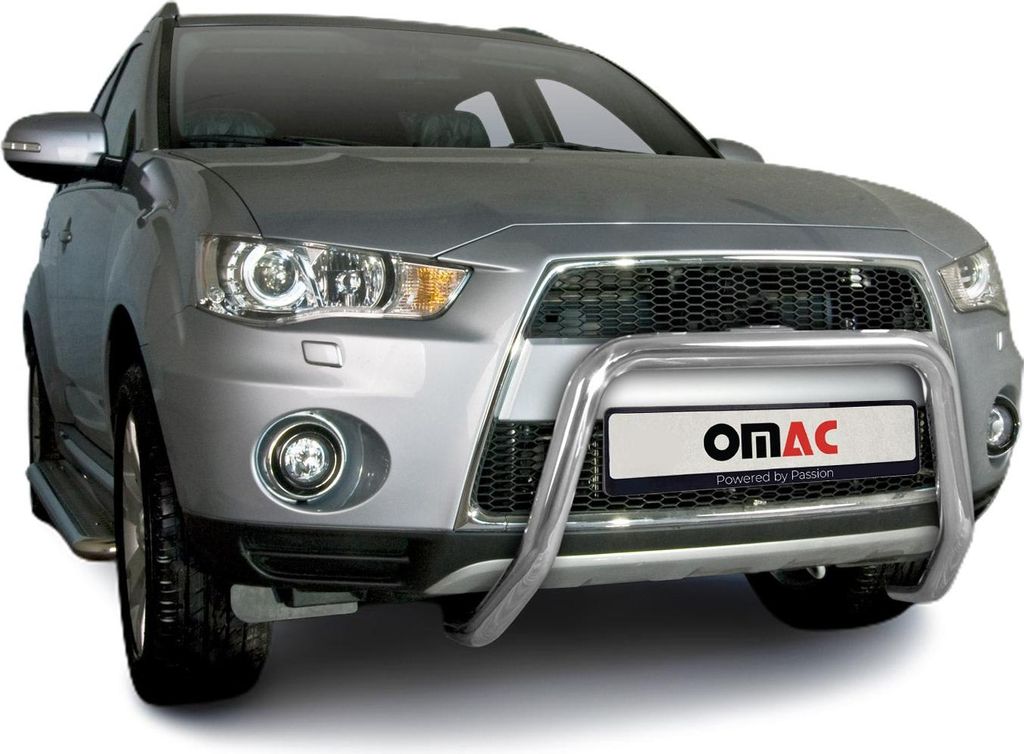Frontbügel Frontschutzbügel für Mitsubishi Outlander 2010-2012 mit ABE Silber