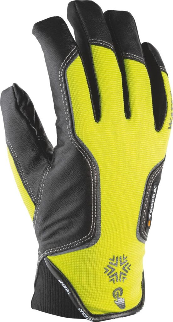 Lederhandschuh TEGERA 7798 | 6 Paar gelb, Cat.II, 2111X, Gr. 9