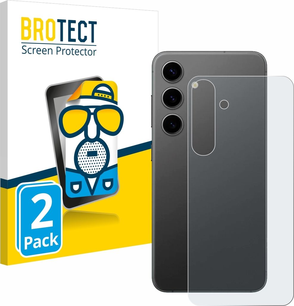 2x BROTECT Schutzfolie für Samsung Galaxy S24 Plus (Rückseite) Displayschutz Displayschutzfolie Folie Matt Entspiegelungsfolie