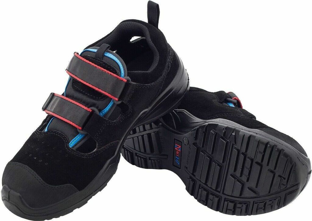 Nizo NZ010 Gr. 40 Arbeitssandale Leichte Arbeitsschuhe Sandale S1 Sicherheitsschuhe mit Stahlkappe Herrensandale Sommersandale Damensandale Outdoor