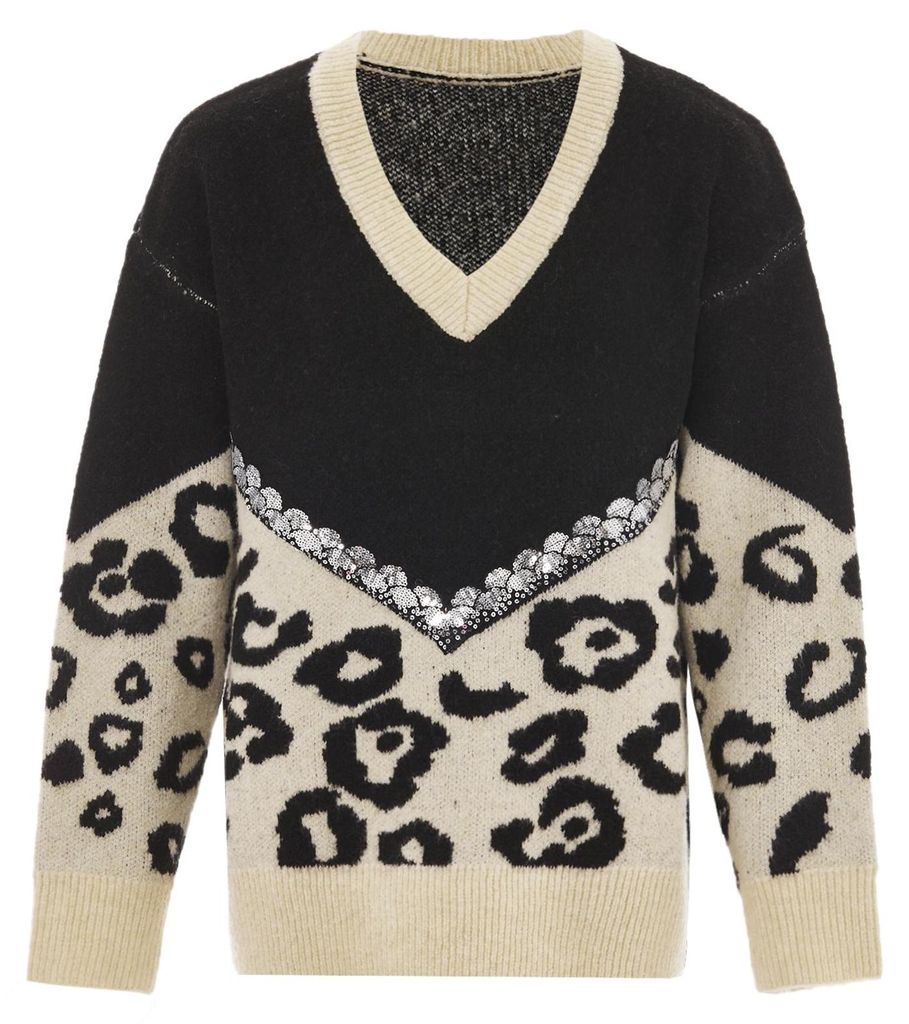 dulcey damen strickpullover - Schwarz, M