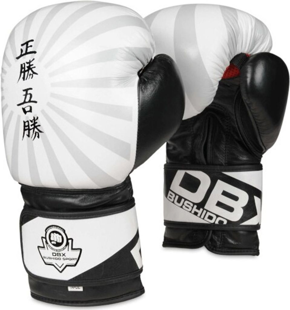 Bushido 'Japan' Sparring Boxhandschuhe weiß B-2v8-12oz