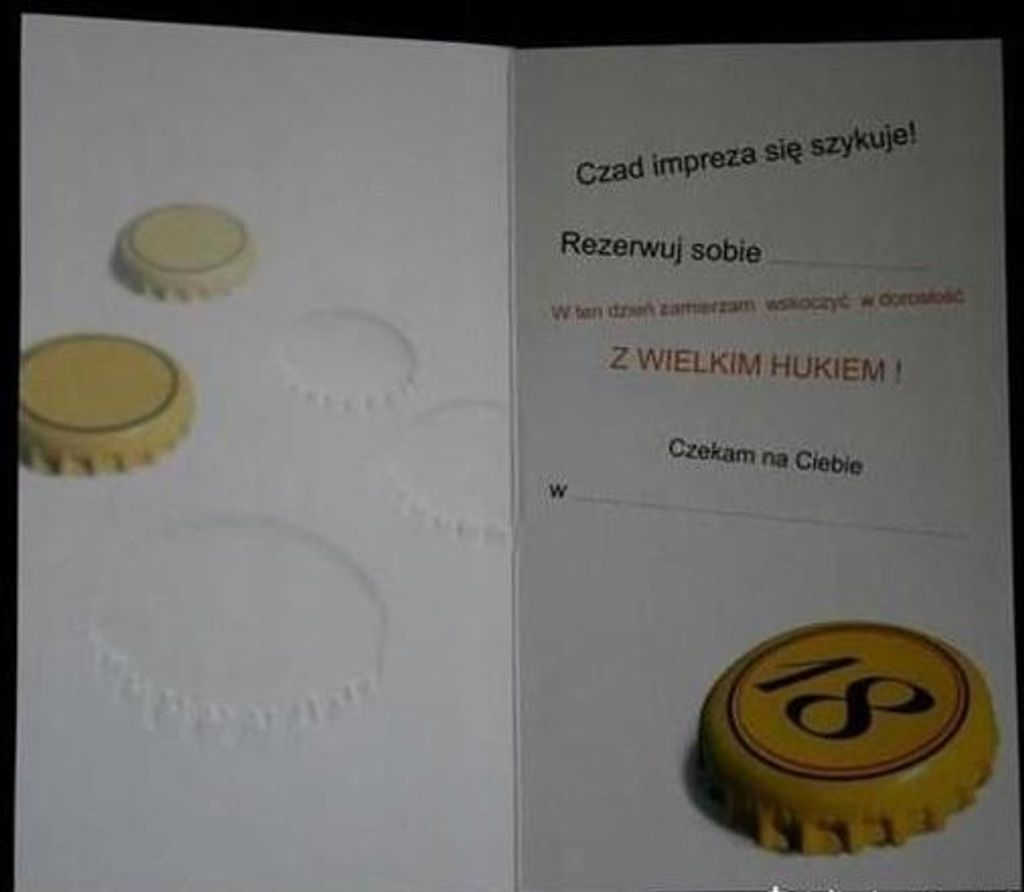 Einladung zum 18. Geburtstag, 1 Stk.