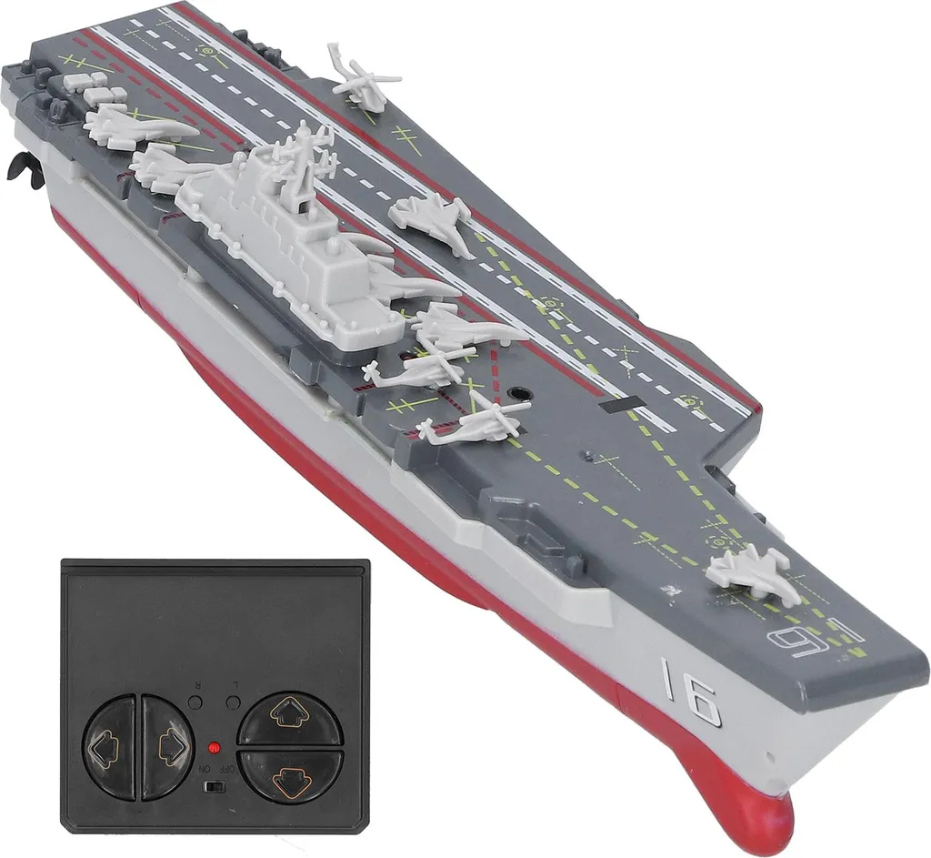 Porte-avions Télécommandé 2.4G RC Bateau de Simulation Militaire Enfant - 5