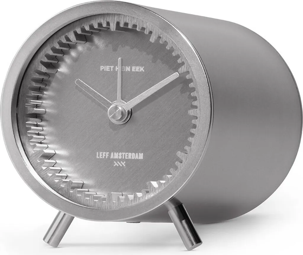 Réveil Quartz Tube LT70021 Leff Amsterdam en Acier Inoxydable et Précis