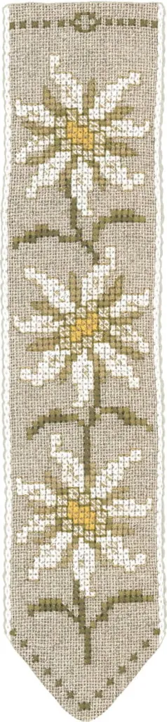 Kit Ricamo Contato Edelweiss Le Bonheur des Dames Lino 28ct