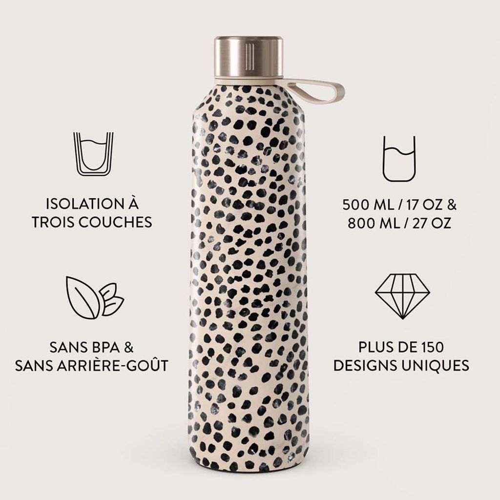 Burga Wasserflasche 500ml Almond Latte Image du produit 