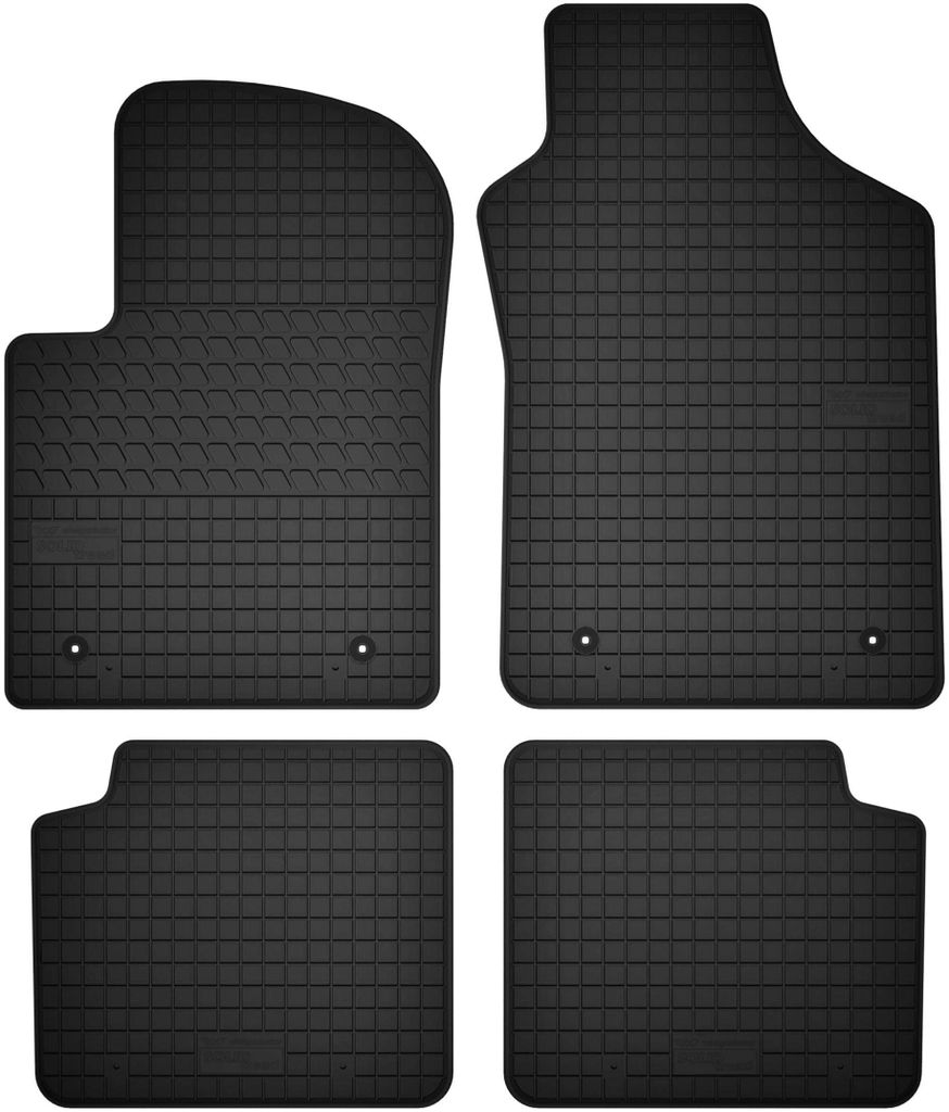 Gummimatten-Set für: Fiat 500 Cabrio, Schrägheck (ab 2013 bis 2019)