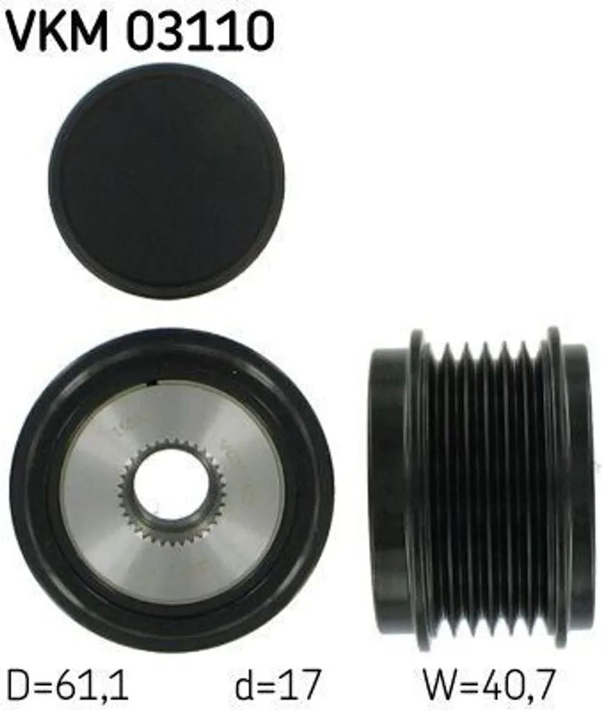 Ricambi Audi Originali SKF VKM03110 | Puleggia 06H903119 A4 A5 Q5