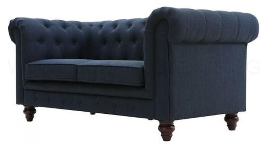 Englische Stil Möbel Chesterfield Zwei Sitzer Couch Pink Bunt Gelb Blau Sofa