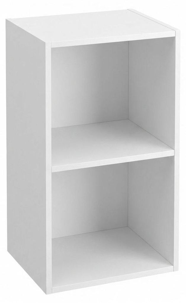 Libreria 2 Vani Scaffale Modulare Cubo Legno Mobiletto Casa Immagine del prodotto 