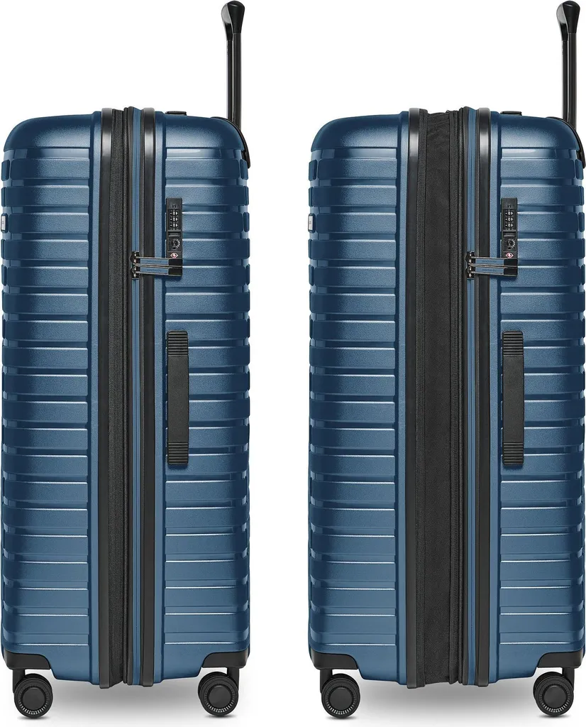 Valigia Pactastic Collection 04 Navy Blue Metallic - Chic & Durable - 2