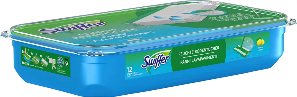 Panni Umidi Swiffer Wet x12 - Efficacia Igienizzante Certificata