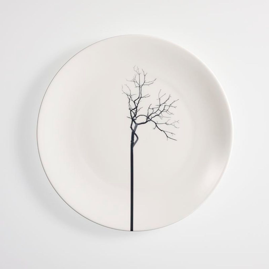 Teller flach 28 cm Black Forest Fine Bone China Produktbild 