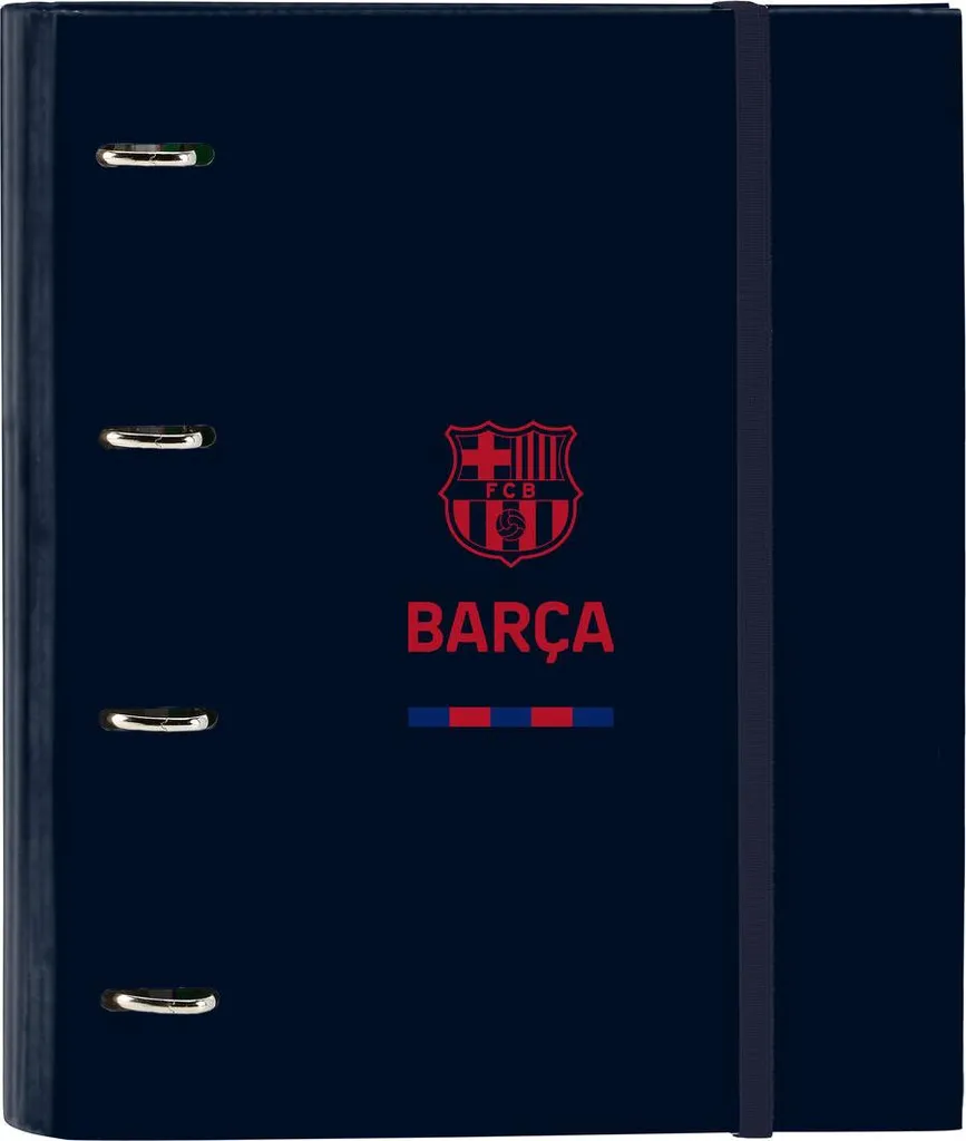 Raccoglitore Ufficiale FC Barcelona Blu Navy 3,5cm | Merchandising Originale