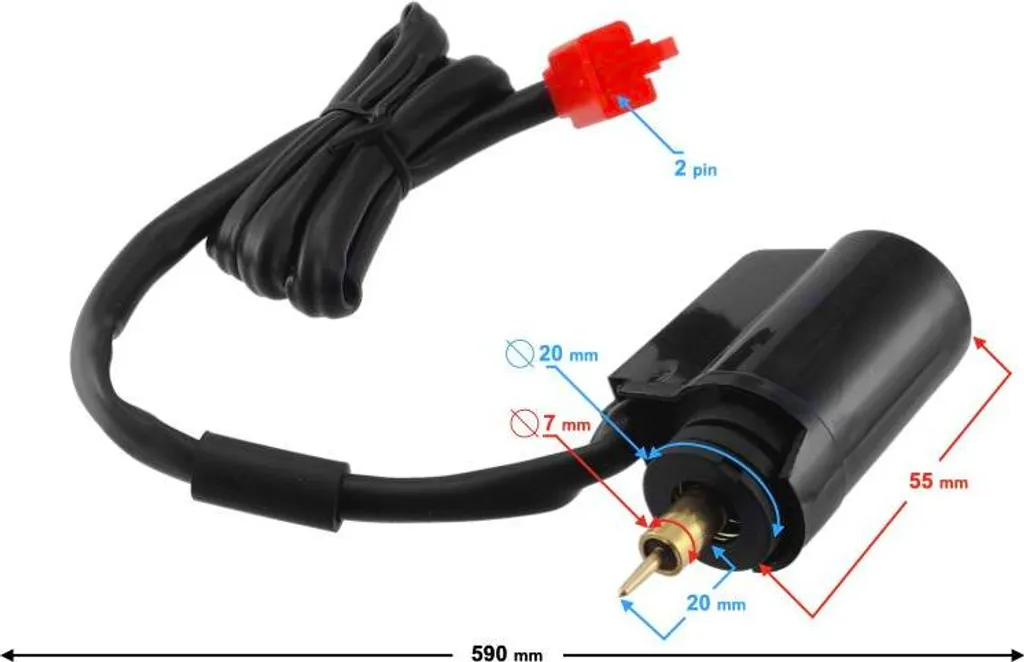 Choke électrique de scooter 4T pour démarrage facile par temps froid