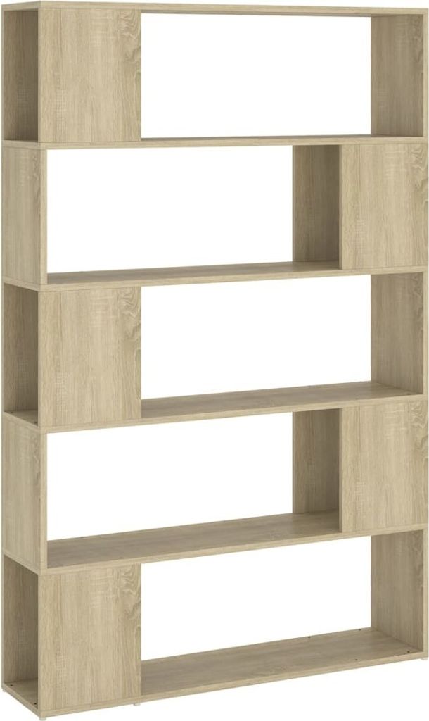 vidaXL Regálová knihovna Sonoma Oak 100x24x155 cm odvozený Obrázek produktu 