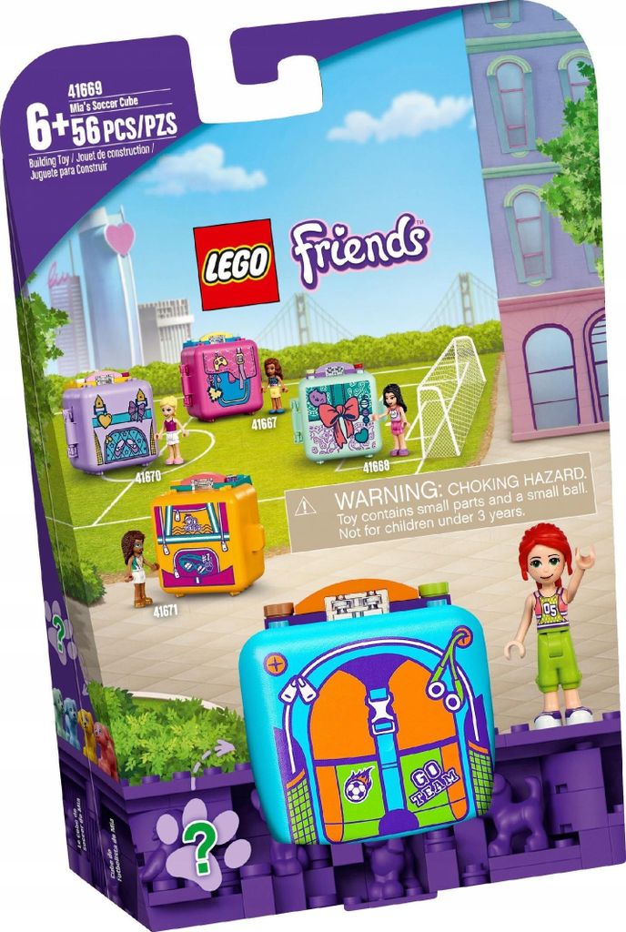 Magické kostky LEGO® Friends 41669 Miina fotbalová kostka Obrázek produktu 