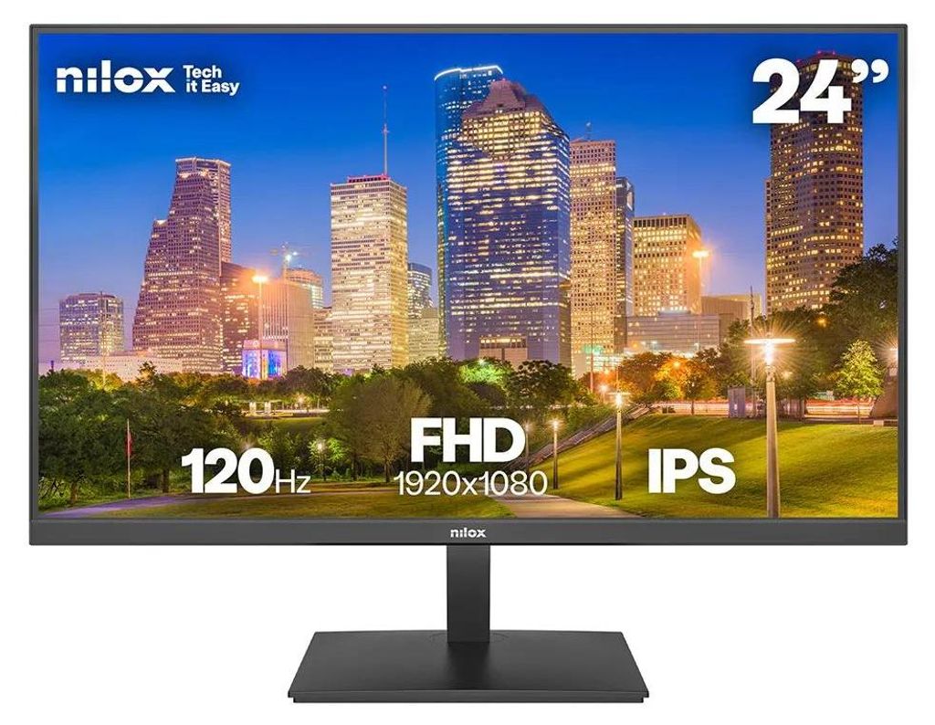 Monitor Nilox NXM24FHD1204 24" FullHD 120Hz IPS Tiempo de respuesta 4 ms HDMI y DisplayPort