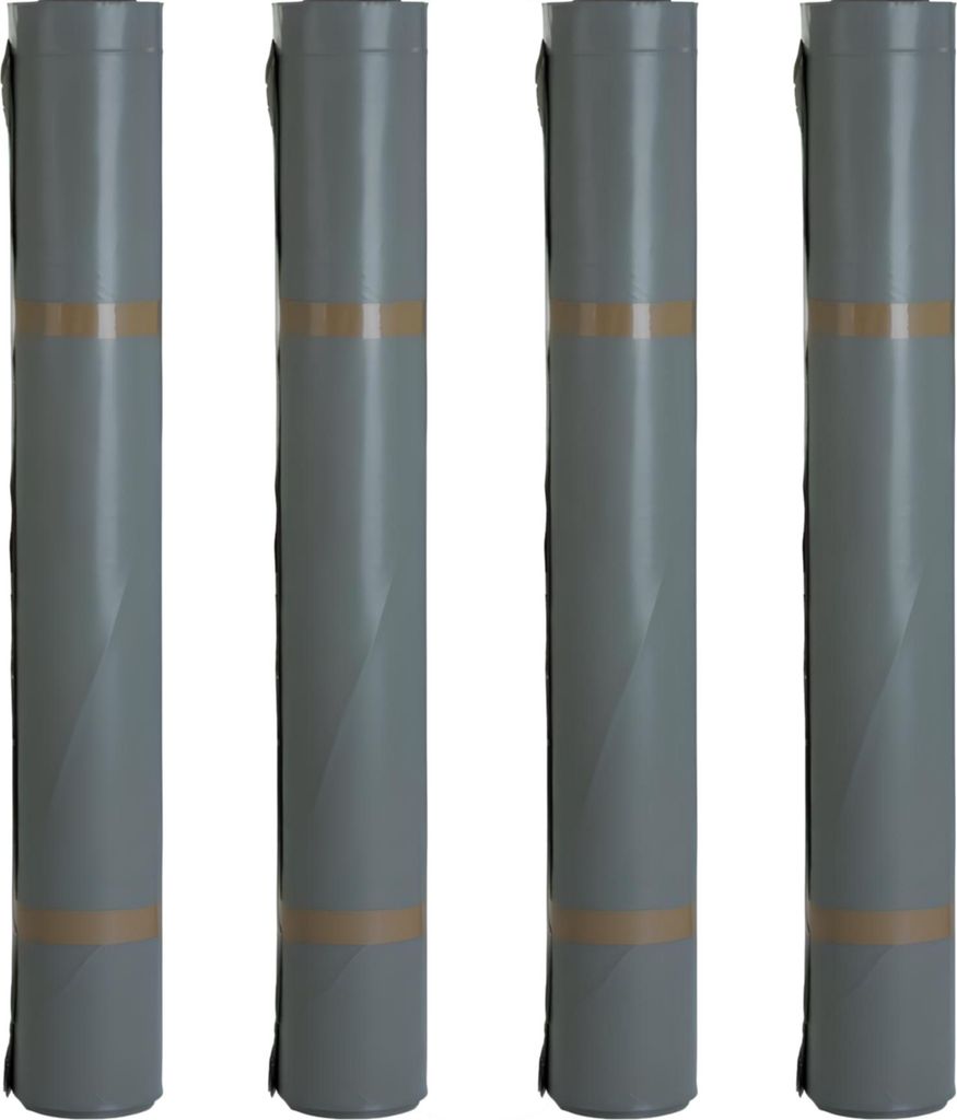 4 Rollen Baufolie Typ300 transluzent je 4m x 25m