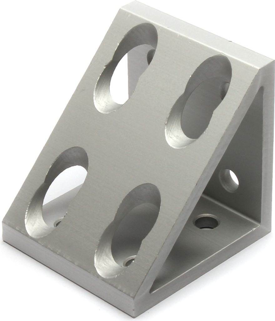Winkel, 56*60*60, Aluminium, eloxiert, I-Typ Nut 6,  B-Typ Produktbild 