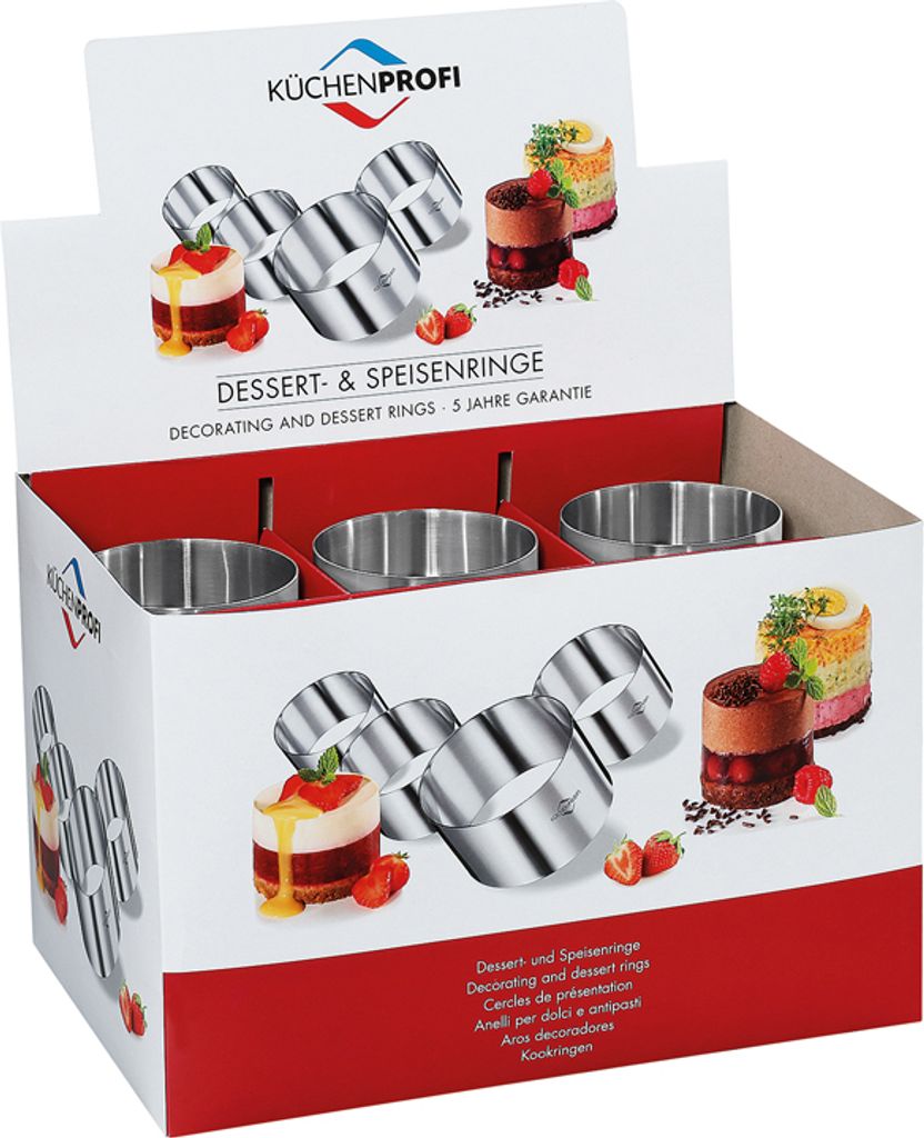 Küchenprofi Dessert- und Speisenringe 905052800 Immagine del prodotto 