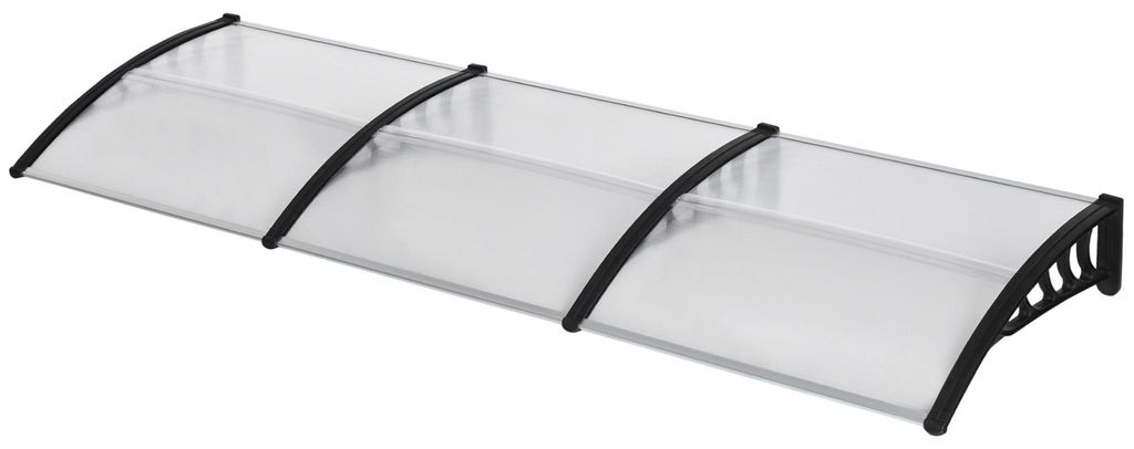 Outsunny Luifel voor deur, 303x96x27 cm, met UV-bescherming Productafbeelding 