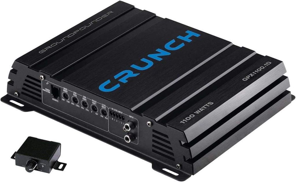 Crunch GPX1100.1D, D, 1 Kanäle, 1100 W, 550 W, 20000 Ohm, Produktbild 