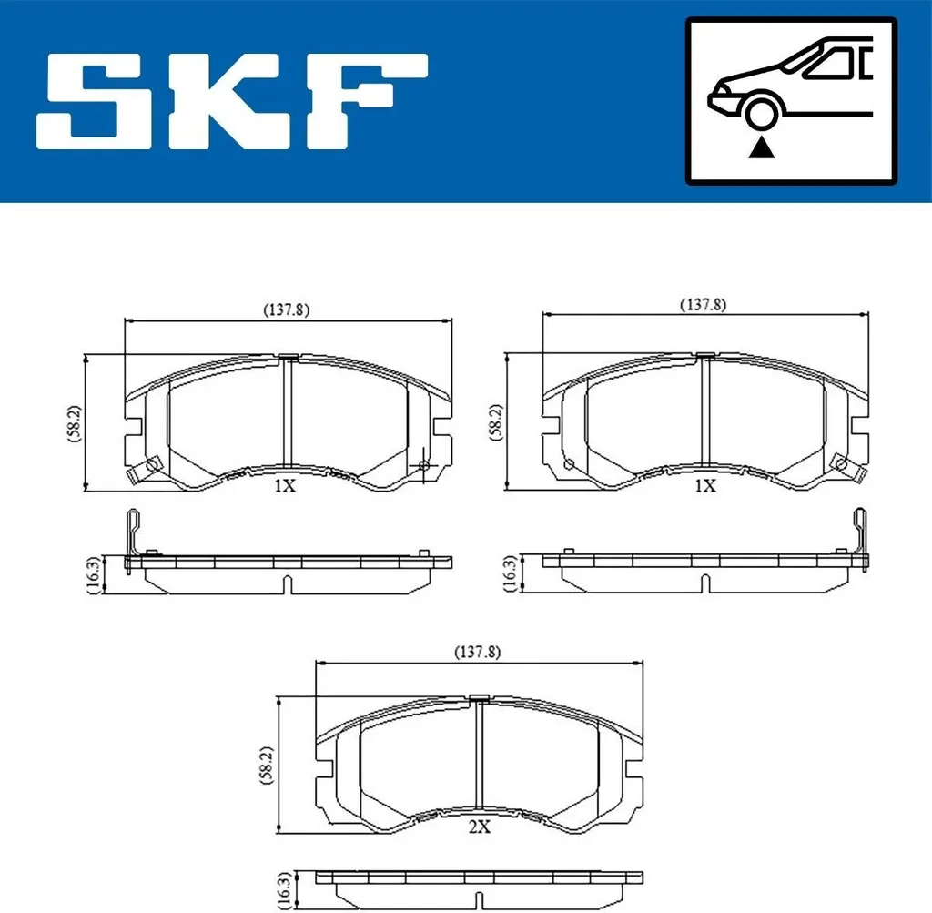 Plaquettes avant OPEL Frontera B SUV pour un freinage sûr et stable