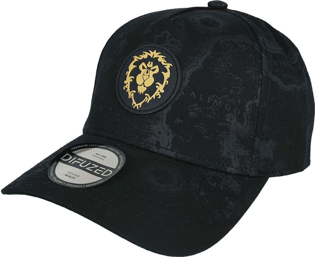 World Of Warcraft Cap Uni Lion´s Head schwarz Standard Produktbild 